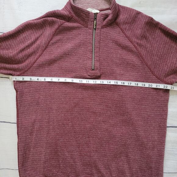 Tommy Bahama Size EST L Men's Flipsider Reversible Sweatshirt Half Zip Casual - Picture 4 of 9